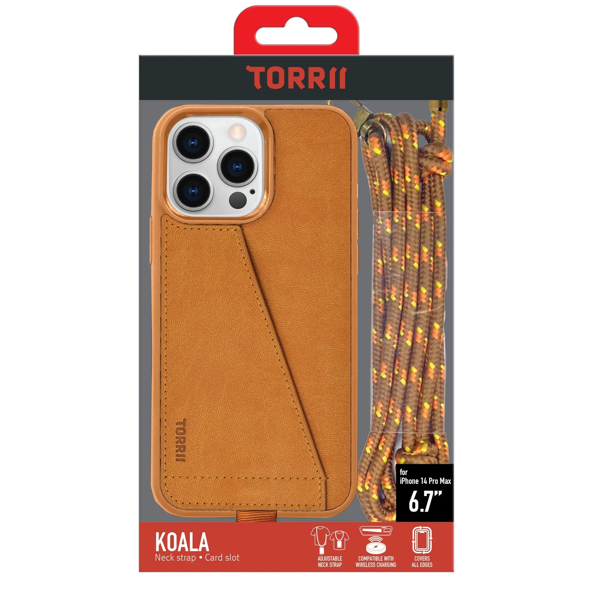 iPhone 14 Pro Max Torrii Koala Case - Brown - Tashqila iPhone 14 Pro Max Torrii Koala Case - Brown - Tashqila